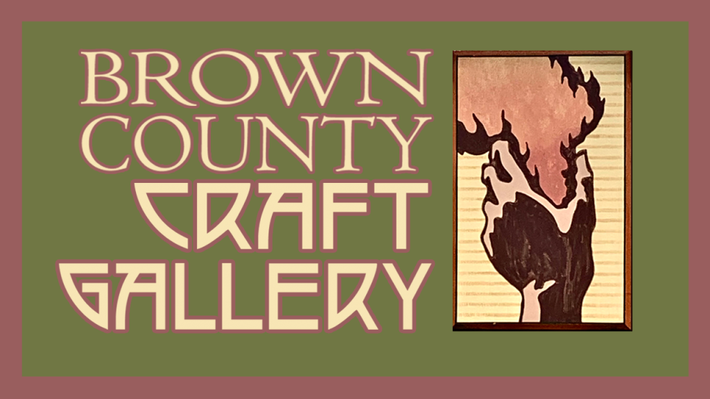 Brown County Craft Gallery Sign Banner